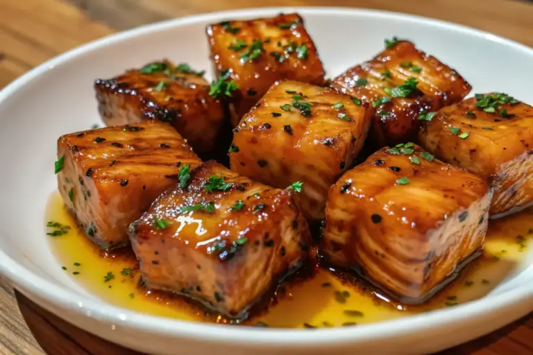 Glazed Salmon Bites: A Delicious and Easy Dinner Delight