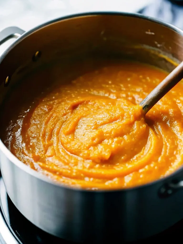 A bowl of creamy pumpkin soup garnished with fresh parsley, a swirl of cream, and cracked black pepper.