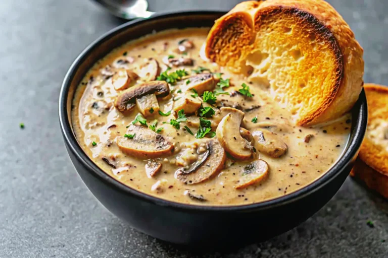 Easy 30-Minute Creamy Mushroom Soup Recipe | Restaurant Quality at Home