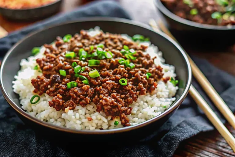 Simple Korean Ground Beef Bowl – 20-Minute Family Dinner