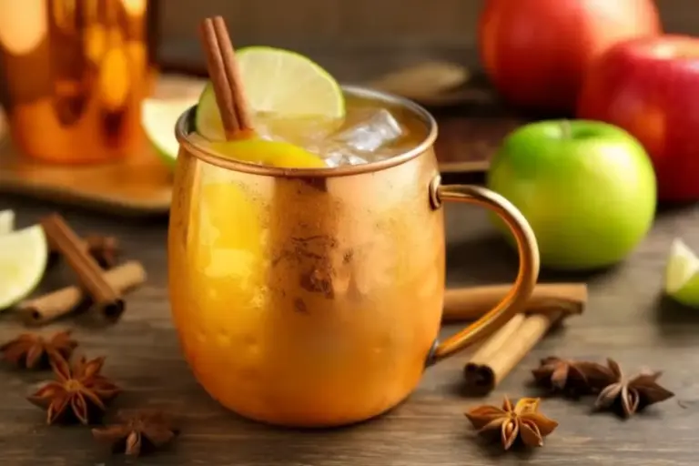 Easy Apple Cider Mule Non Alcoholic Recipe | Fall Mocktail Everyone Loves