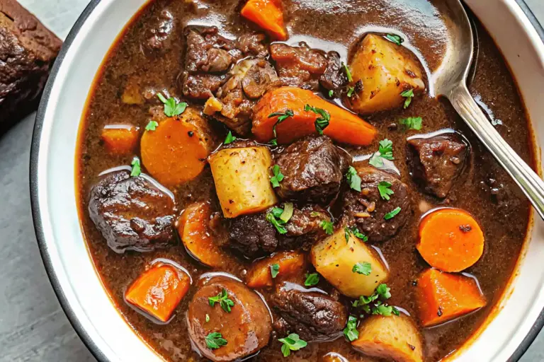 Easy Beef Stew Recipe: Tender Meat & Vegetables in Rich Gravy