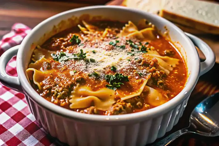 The Best Creamy Lasagna Soup Recipe – One Pot Wonder for Busy Nights