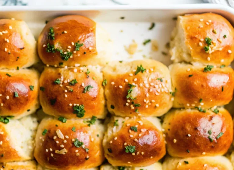 Homemade Garlic Bread Rolls