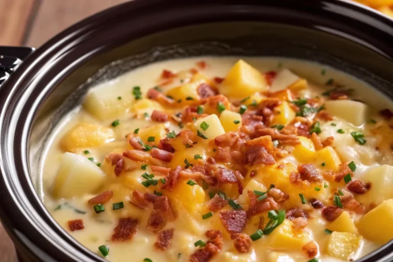 15-Minute Prep Crock Pot Crack Potato Soup (Family Favorite!)