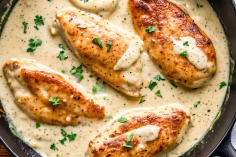 Easy Creamy Crock Pot Ranch Chicken Recipe (Only 6 Ingredients!)