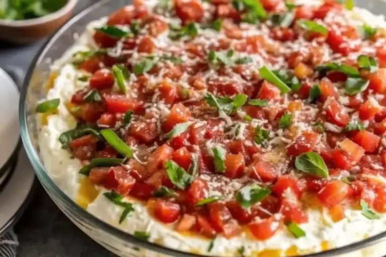 Best Bruschetta Dip Recipe for Game Day & Parties