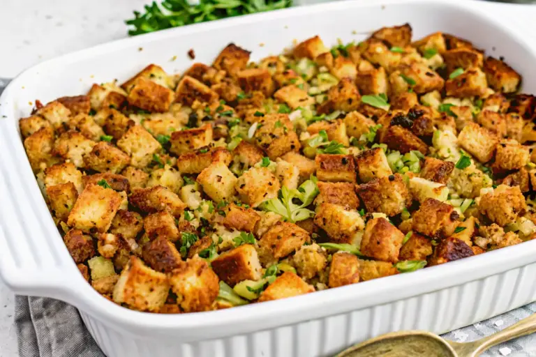 Easy Homemade Stuffing Recipe – Perfect Holiday Side Dish in 90 Minutes!