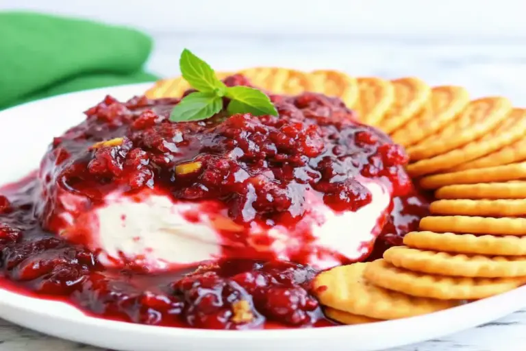 Easy 15-Minute Cranberry Cream Cheese Dip Recipe