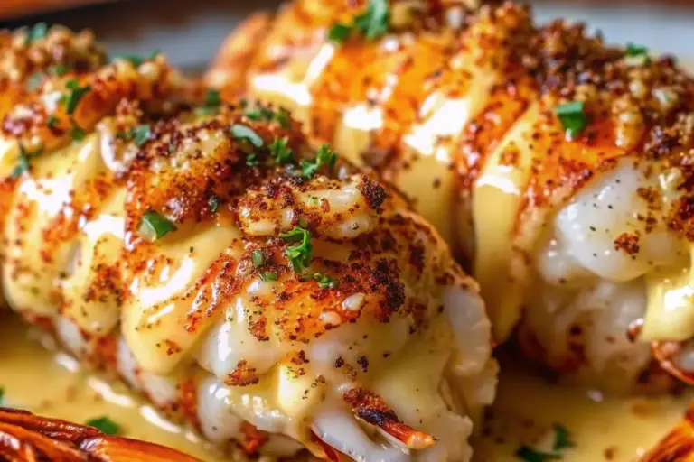 Easy Broiled Lobster Tails with Garlic Butter Hollandaise (35 Minutes!)