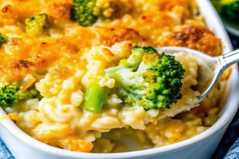The BEST Chicken Broccoli Rice Casserole Recipe (So Cheesy & Creamy!)