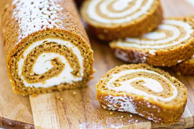 Easy Pumpkin Roll with Cream Cheese Frosting – Best Fall Baking Recipe
