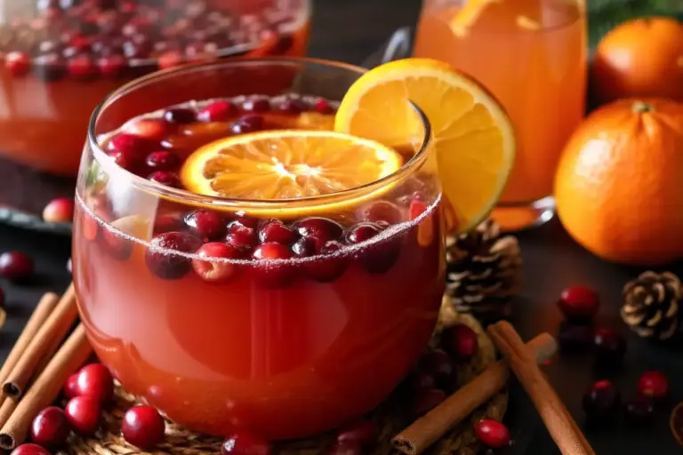 Easy Autumn Punch Apple Cranberry Recipe – Perfect Fall Party Drink!