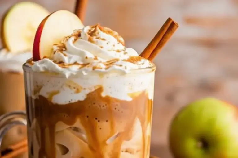 Easy Caramel Apple Spice Iced Coffee Recipe (Better Than Starbucks!)