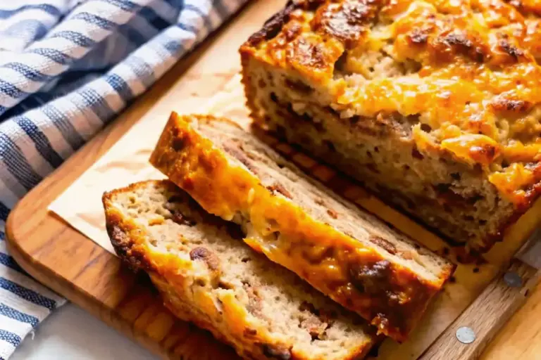 Easy Sausage Cheese Bread Recipe – Ready in 1 Hour | Homemade Quick Bread