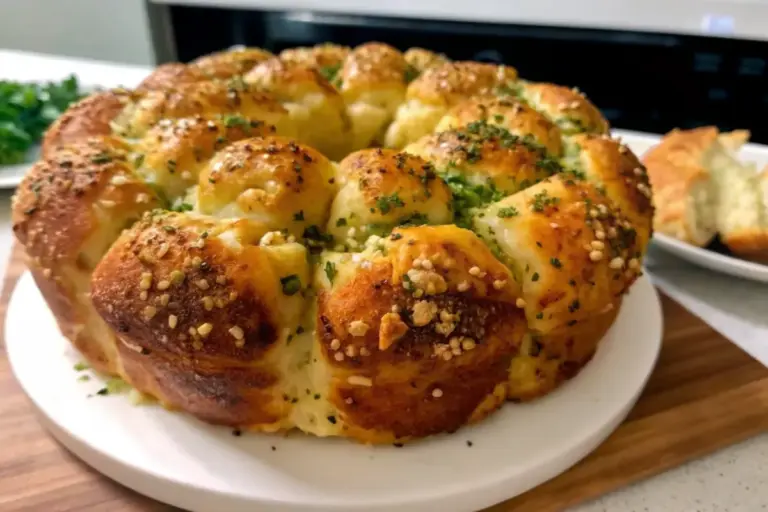 How to Make Pull Apart Garlic Bread Wreath – Step by Step Guide