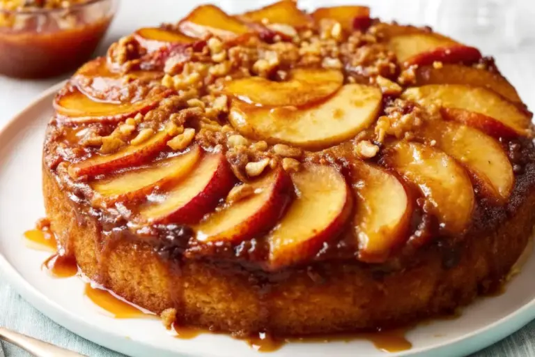 The BEST Caramel Apple Cake Recipe – Your Family Will Beg for More!