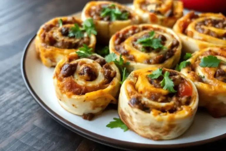 Quick & Easy Cheesy Taco Pinwheels (Budget-Friendly Recipe)