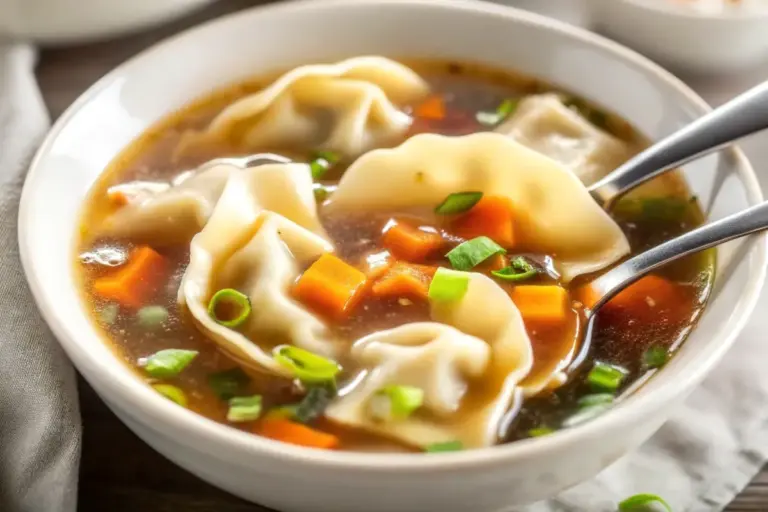 Quick & Easy Potsticker Soup Recipe | Asian Comfort Food