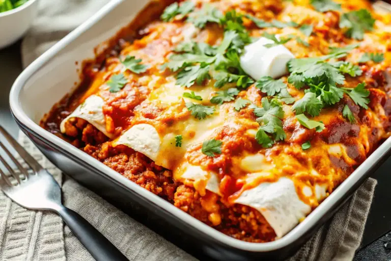 Quick Ground Beef Enchiladas – Mexican Comfort Food Made Easy