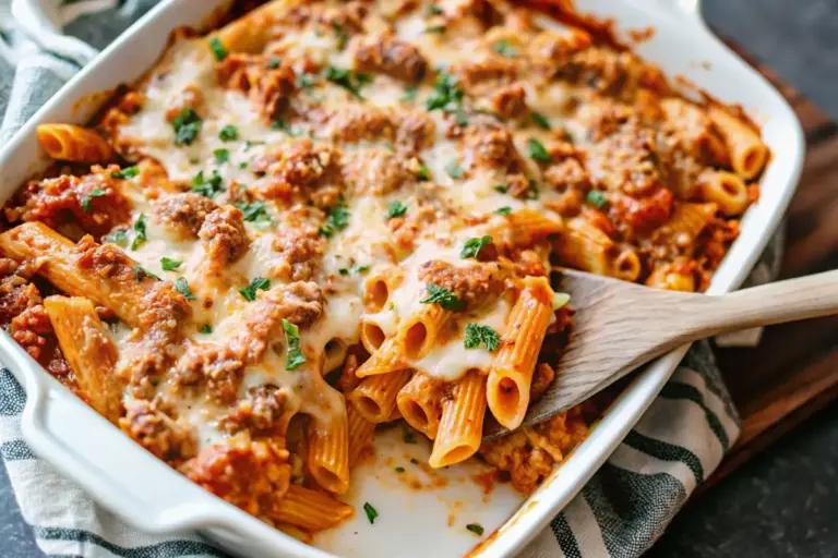 Easy Chicken Parmesan Casserole