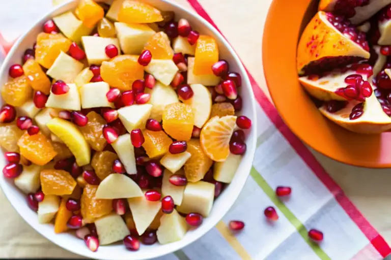 Beautiful Christmas Fruit Bowl | Festive Red & Green Holiday Display