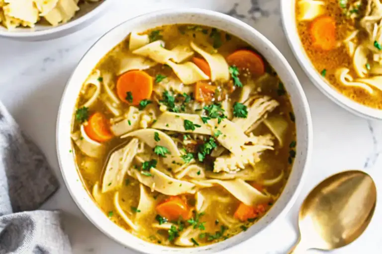 Easy Chicken Noodle Soup from Scratch – Family Favorite!