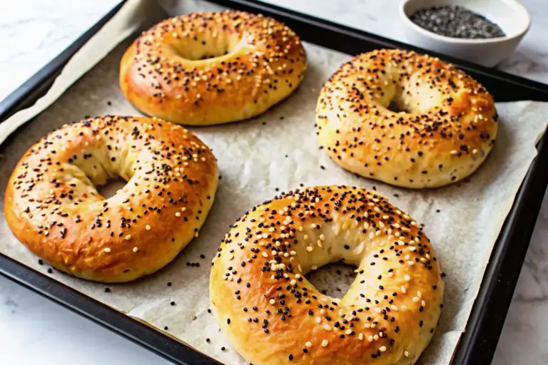 Easy Greek Yogurt Bagels Recipe: Homemade in Just 4 Ingredients