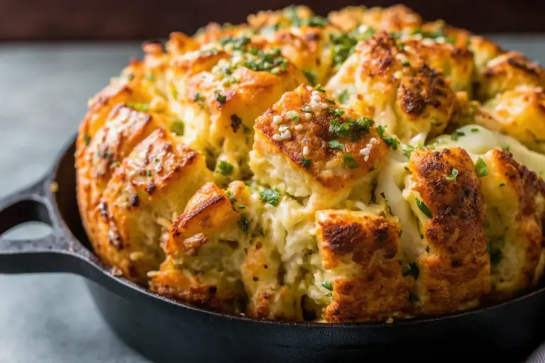 Best Cheesy Garlic Butter Pull-Apart Bread Recipe with Biscuits