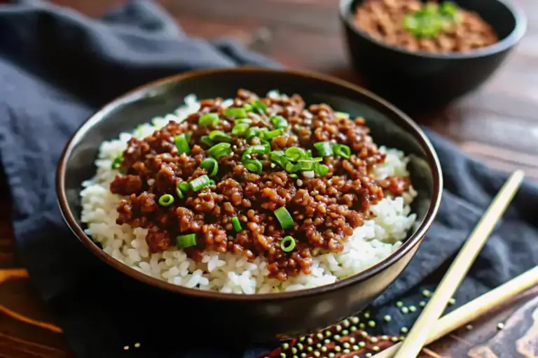Healthy Korean Ground Beef Bowl: Low-Sodium, High-Flavor