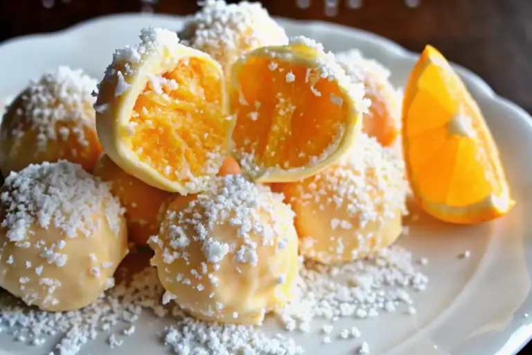 Easy Orange Creamsicle Truffles Recipe