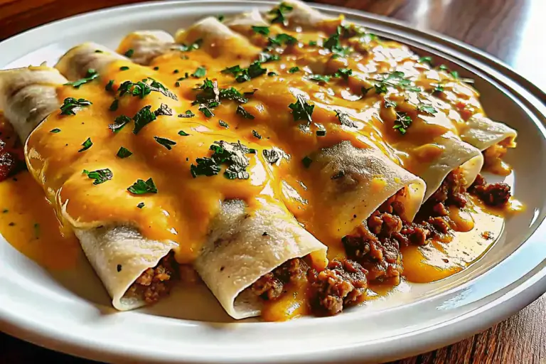 Best Breakfast Enchiladas with Sausage Gravy Made