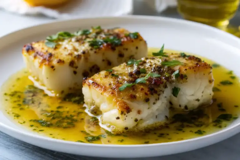 Healthy Garlic Butter Cod recipe