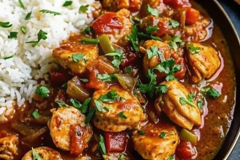 Easy Cajun Chicken Étouffée Recipe in 45 Minutes