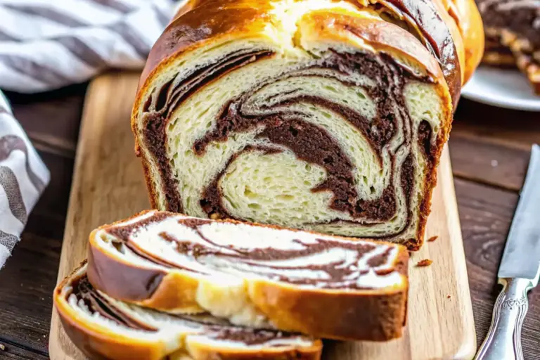 Simple Chocolate Marble Bread Recipe