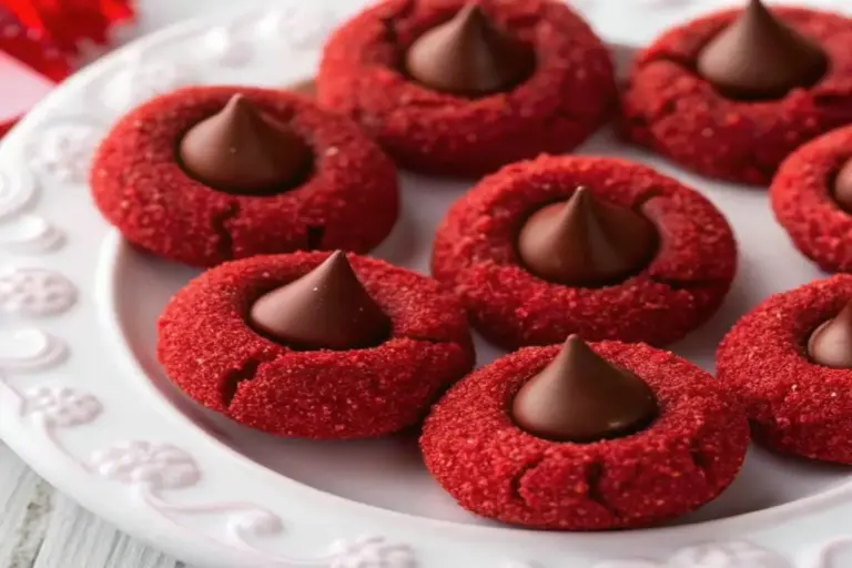 Quick Hershey’s Red Velvet Blossoms Cookies Recipe