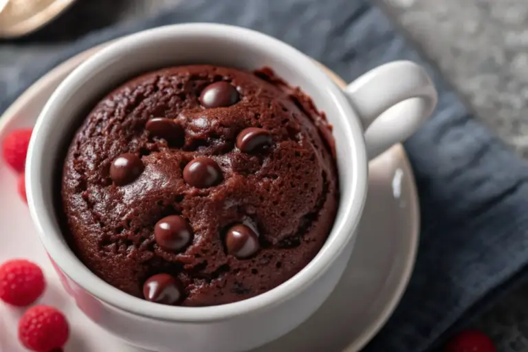 Simple Brownie Mug Cake Recipe