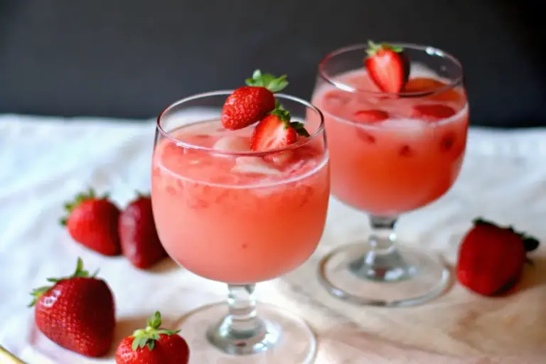 Best Strawberry Citrus Non Alcoholic Valentine’s Day Drink