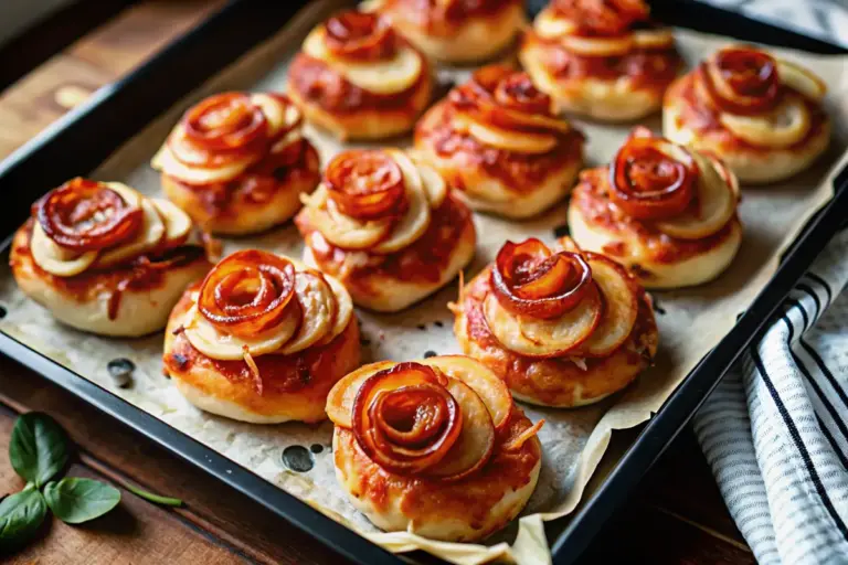 Simple Valentine’s Day Pizza Roses Recipe