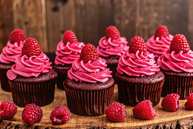 Healthy Chocolate Raspberry Cupcakes Recipe