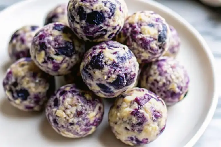 Simple Blueberry Protein Balls Recipe