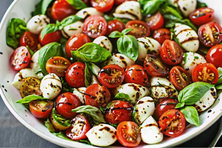 Healthy Caprese Salad Bowl Recipe