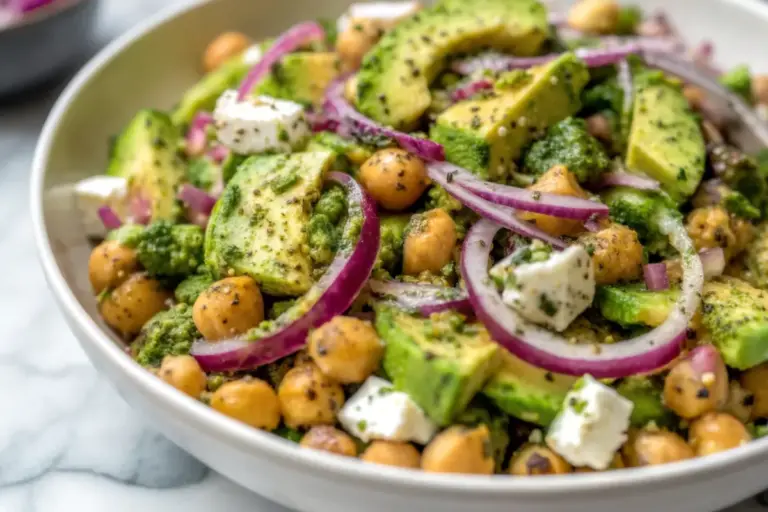 Best Mediterranean Chickpea Feta Salad Recipe