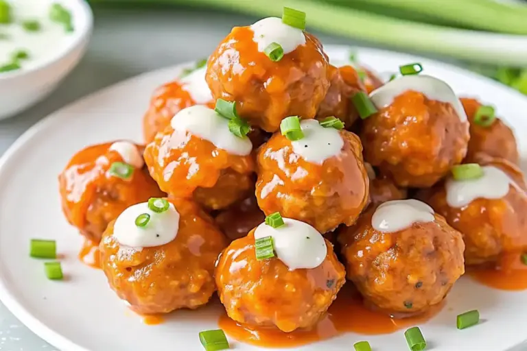 Best Buffalo Chicken Meatballs Recipe