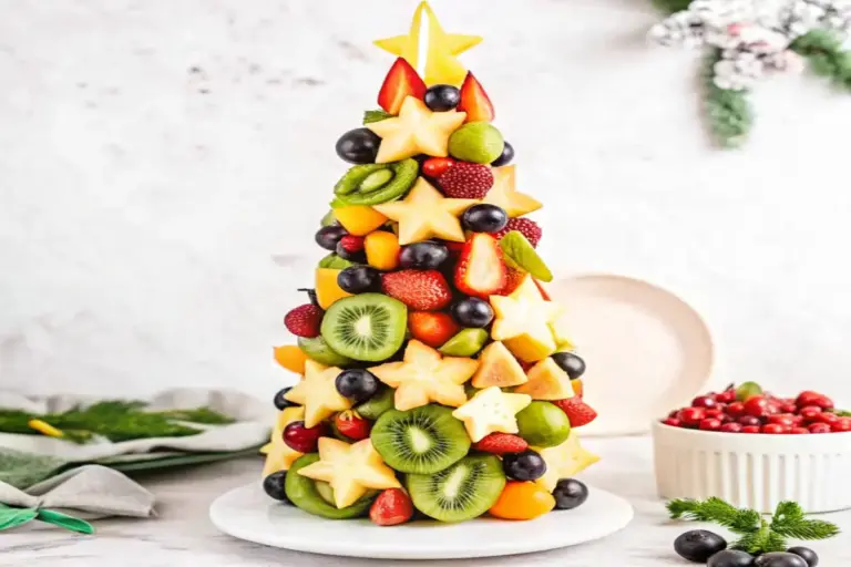 Healthy Fruit Christmas Tree Recipe
