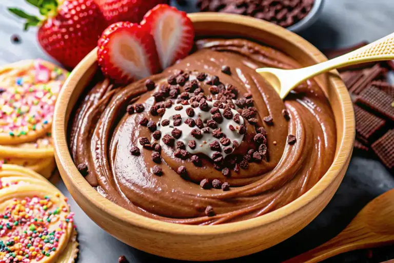 Healthy Brownie Batter Dip Recipe