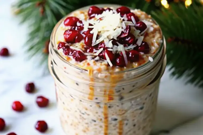 Best Coconut Cranberry Overnight Oats Recipe