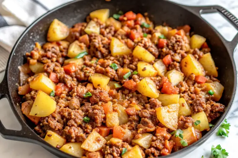 Easy Ground Turkey with Potatoes Recipe