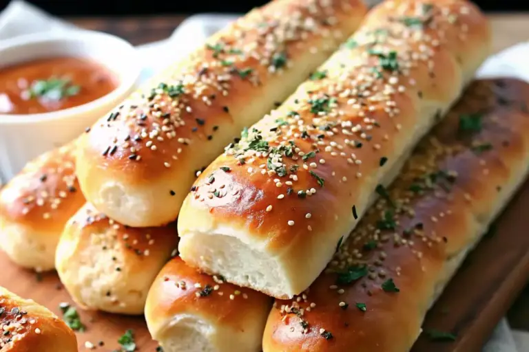 Healthy Garden Breadsticks Recipe