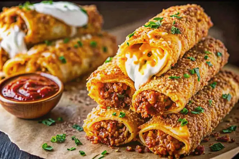 Homemade Cheesy Taco Sticks Recipe